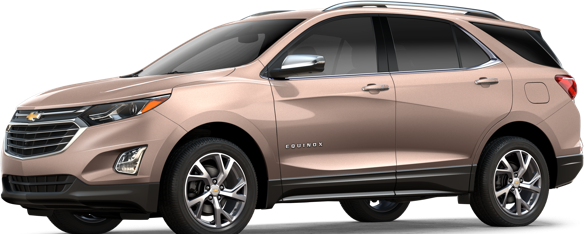 a side view of the shiny new 2018 Chevy Equinox